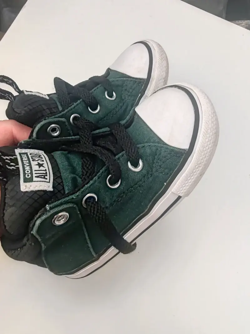 Zapatillas Converse All Star verdes para niños - 1