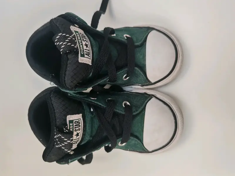 Zapatillas Converse All Star verdes para niños - 4