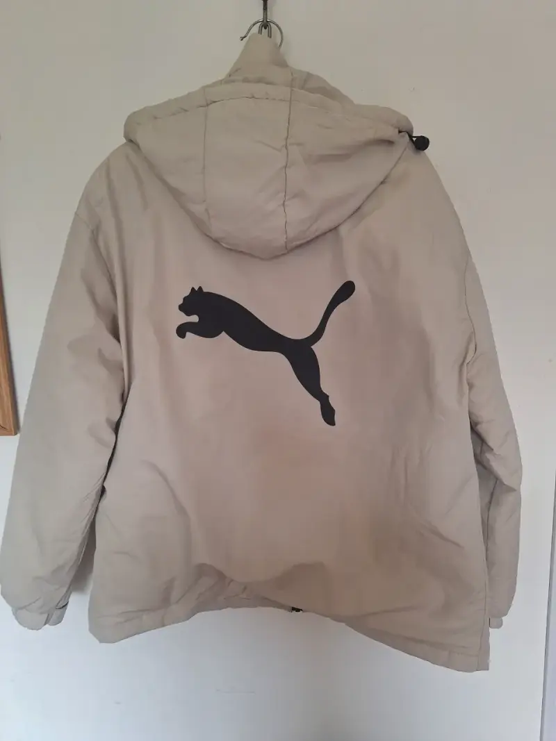 Chaqueta beige con capucha Puma para hombre - 2
