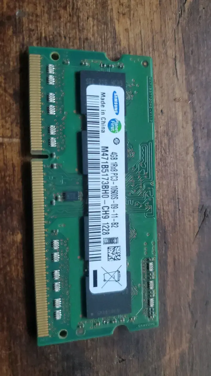 Memoria RAM Samsung 4GB DDR3 para Laptop