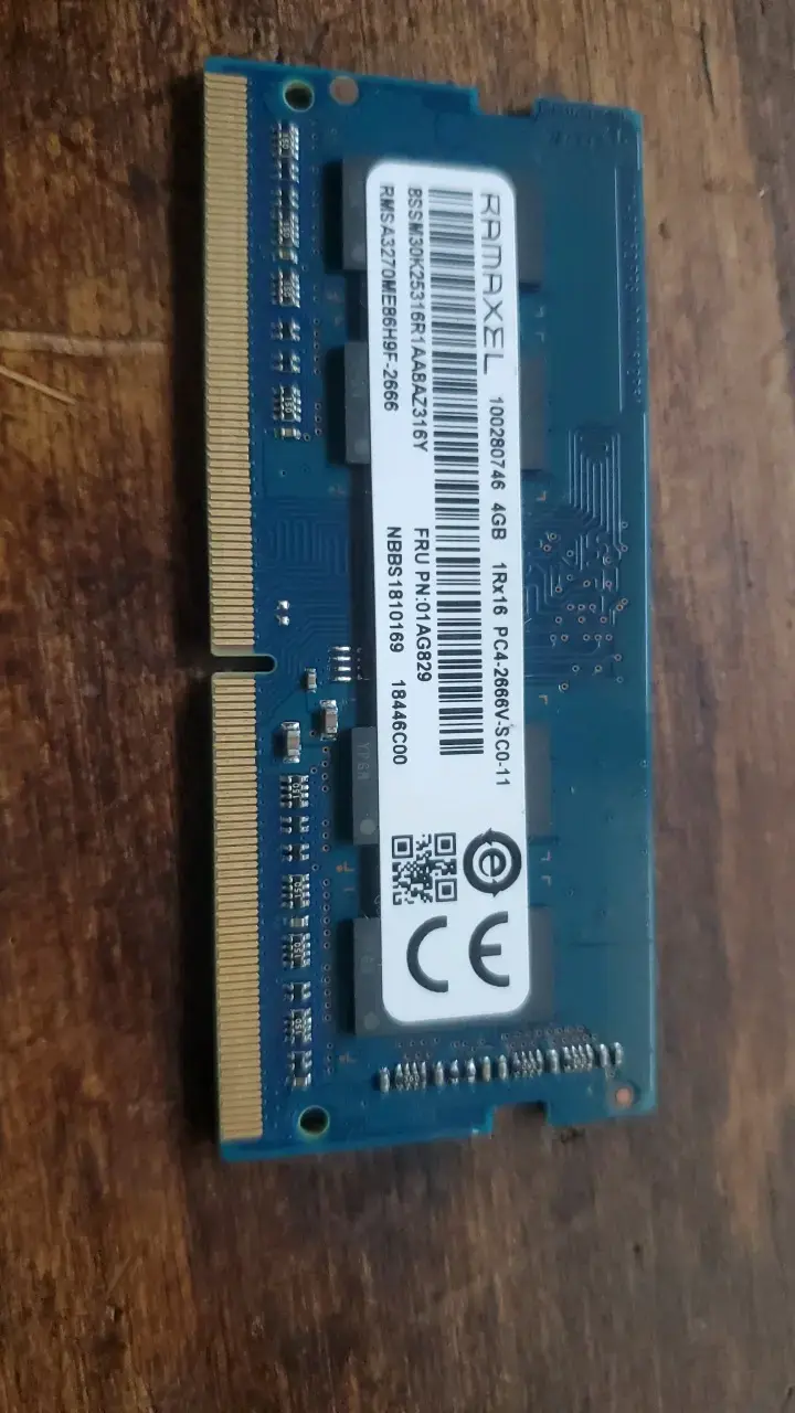 Memoria RAM Ramaxel 4GB DDR4 2666MHz