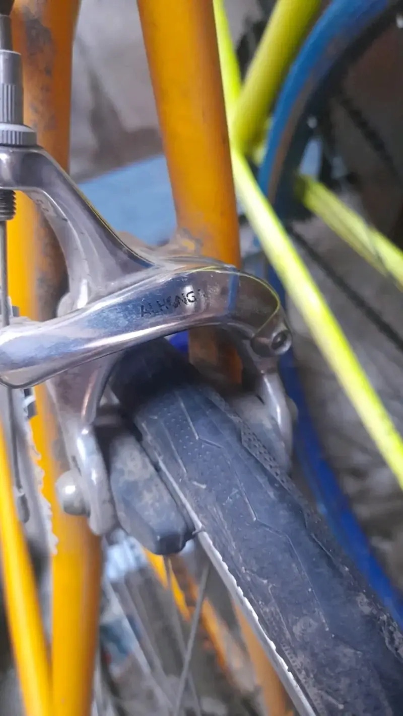 Bicicleta de Carretera Amarilla con Frenos Alhonga - 3