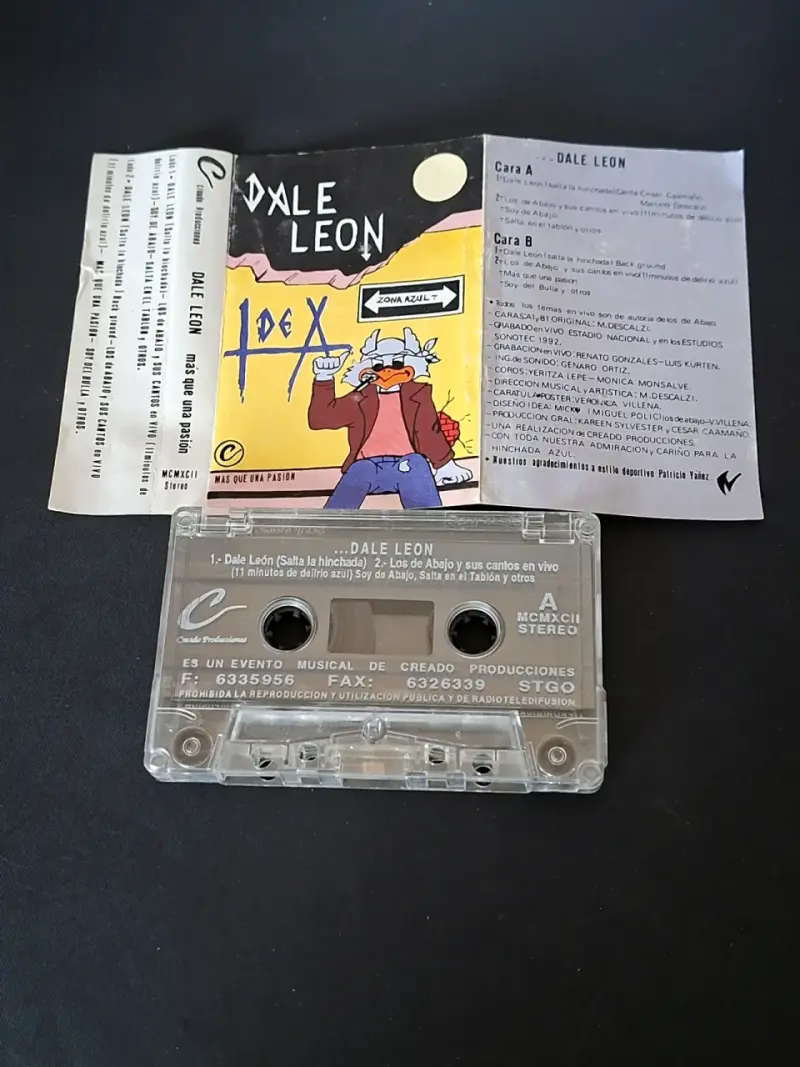 Cassette Dale Leon Del Club Futbol U. De Chile - 2