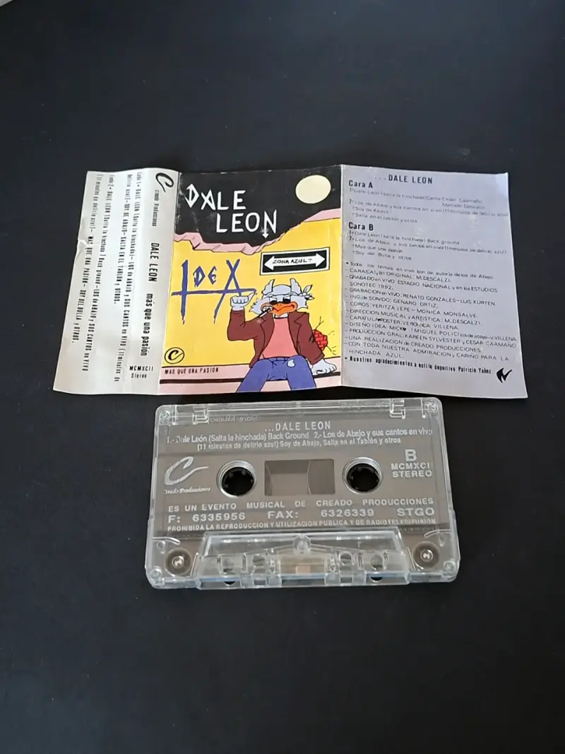 Cassette Dale Leon Del Club Futbol U. De Chile - 3