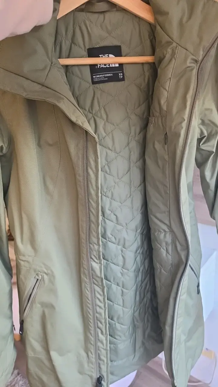 Parka verde The North Face con capucha - 6