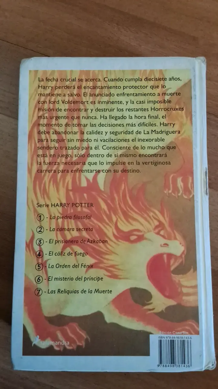 Libro Harry Potter y las Reliquias de la Muerte - 2