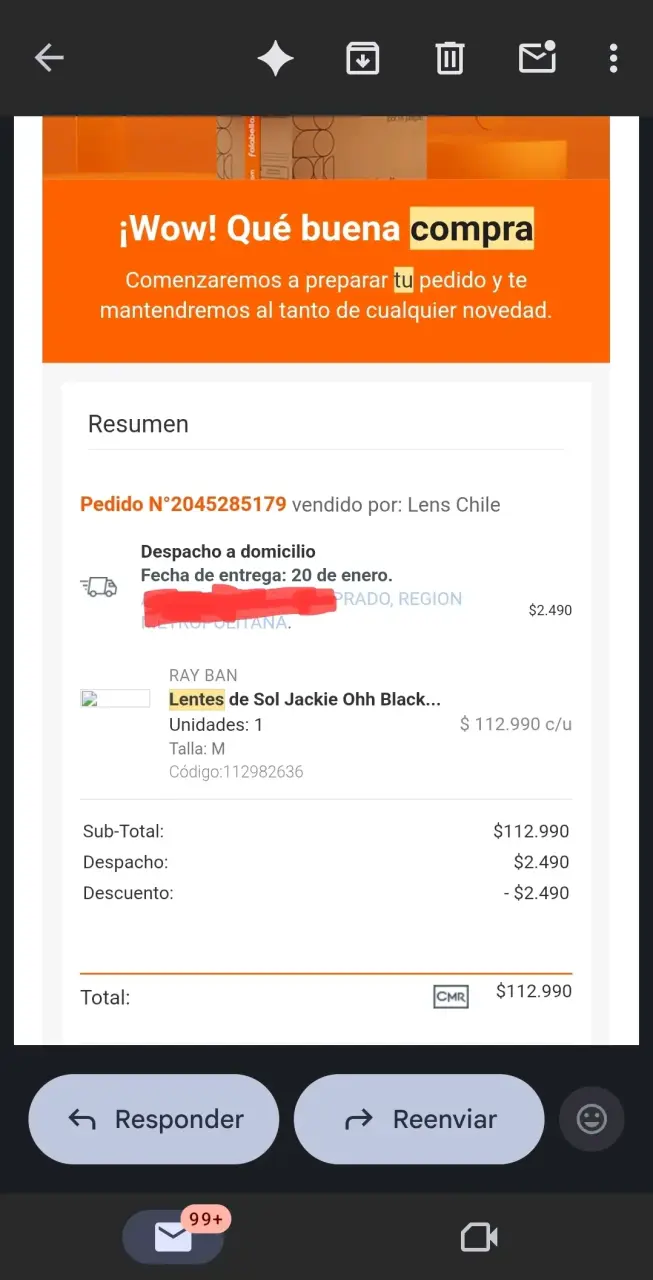 Lentes de Sol Ray-Ban Jackie Ohh Negros - 4
