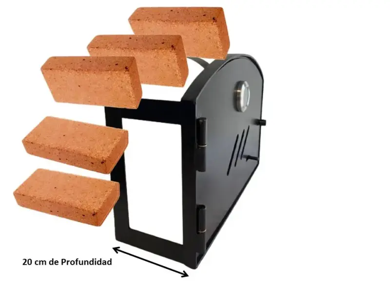 Puerta de horno con pintura resistente al calor - 2