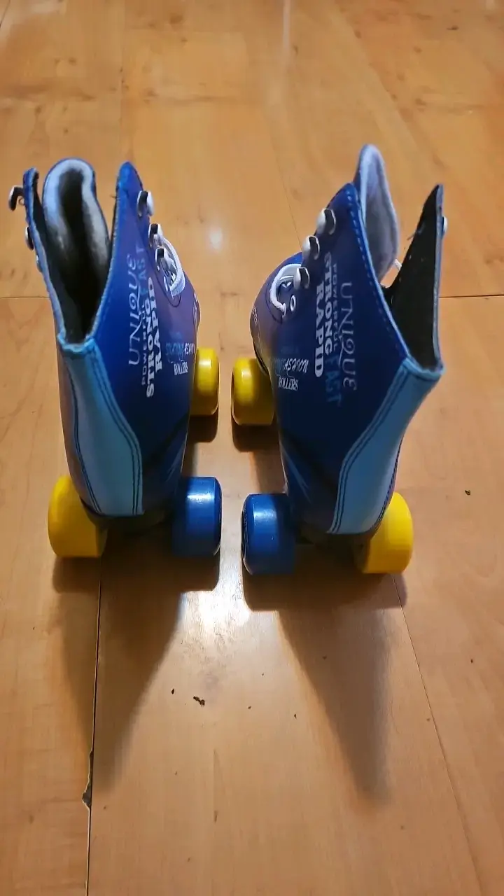 Patines de cuatro ruedas azules Opaltec - 4