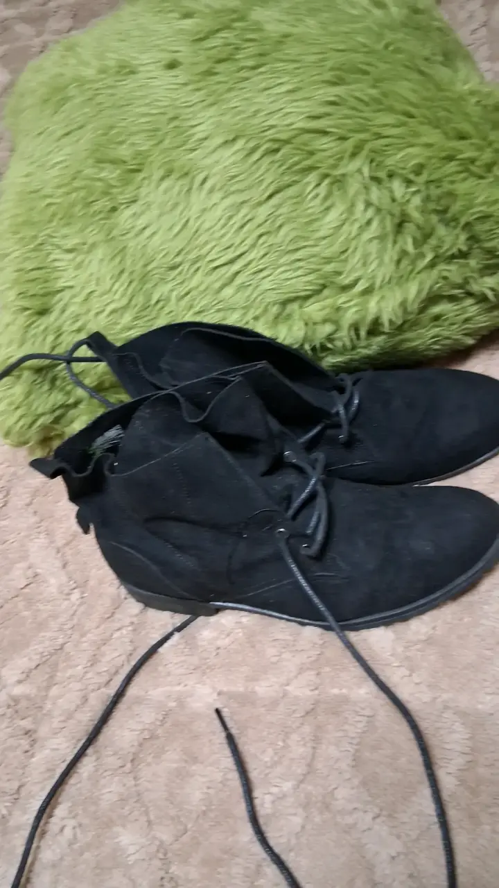 Botines negros de gamuza para mujer - 3