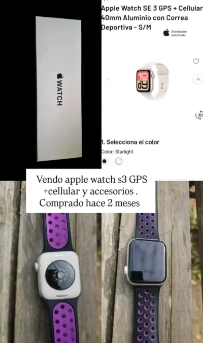 Apple Watch SE 3 GPS + Celular con Correa Deportiva - miniatura 3