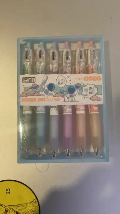 Set de bolígrafos de gel colores pastel - miniatura 1