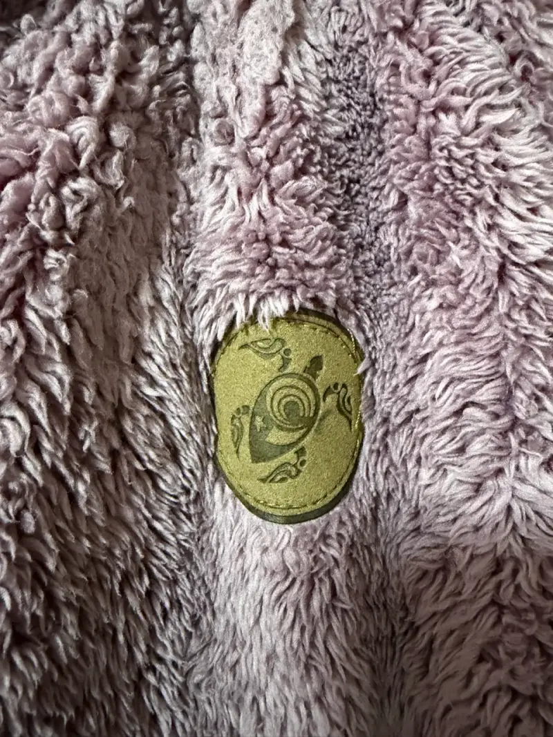Chaqueta de polar rosada con cierre - 2