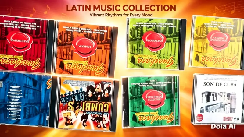 Colección de Música Latina en CD - Ritmos Vibrantes