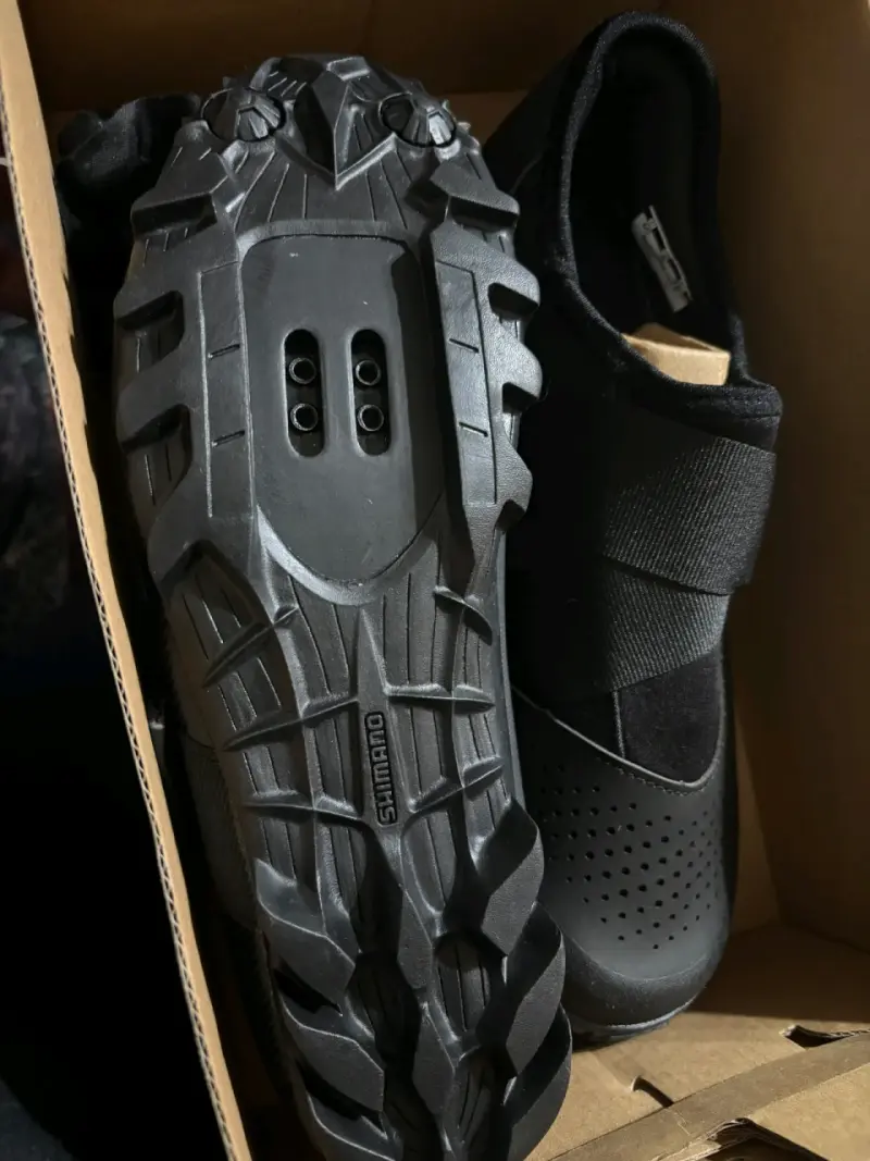 Zapatillas de Ciclismo Shimano MX1 Negras - 2