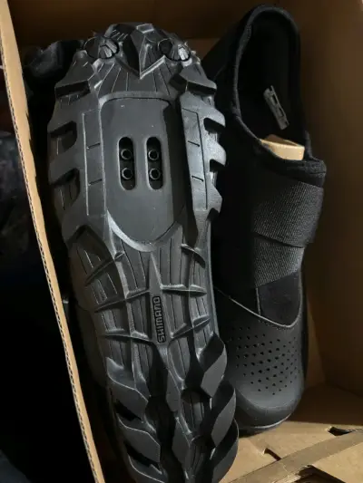 Zapatillas de Ciclismo Shimano MX1 Negras - miniatura 2