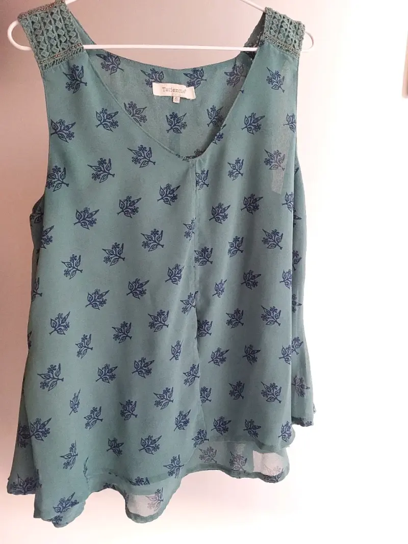 Blusa sin mangas estampado cebra Tatienne - 2
