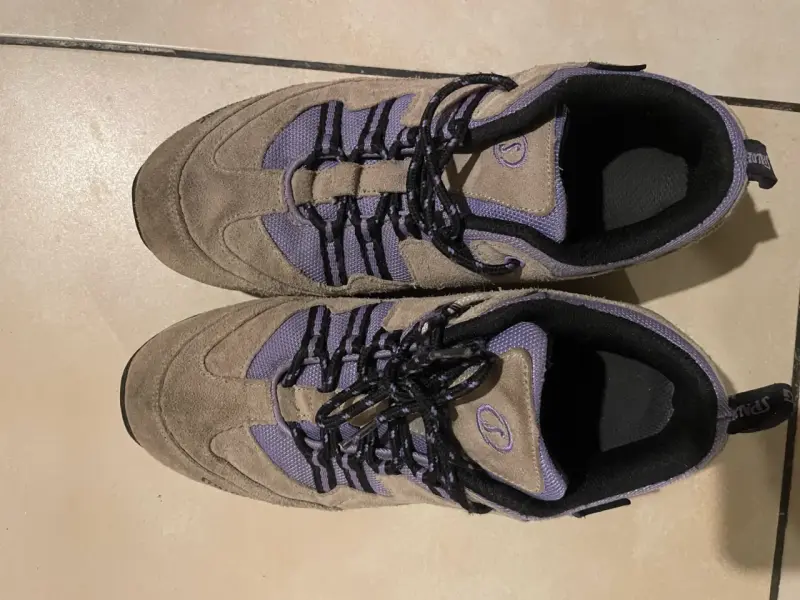 Zapatillas Spalding beige y morado Talla 39 - 1