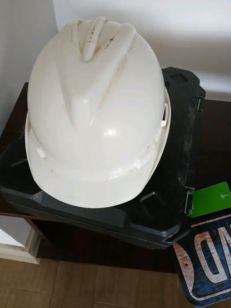 Casco de seguridad blanco para construcción - 2