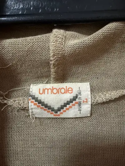 Polera cuello alto beige manga larga - miniatura 3