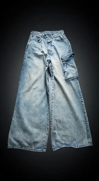 Vendo Jeans ZARA Original - Modelo Wide Leg Cargo - miniatura 1