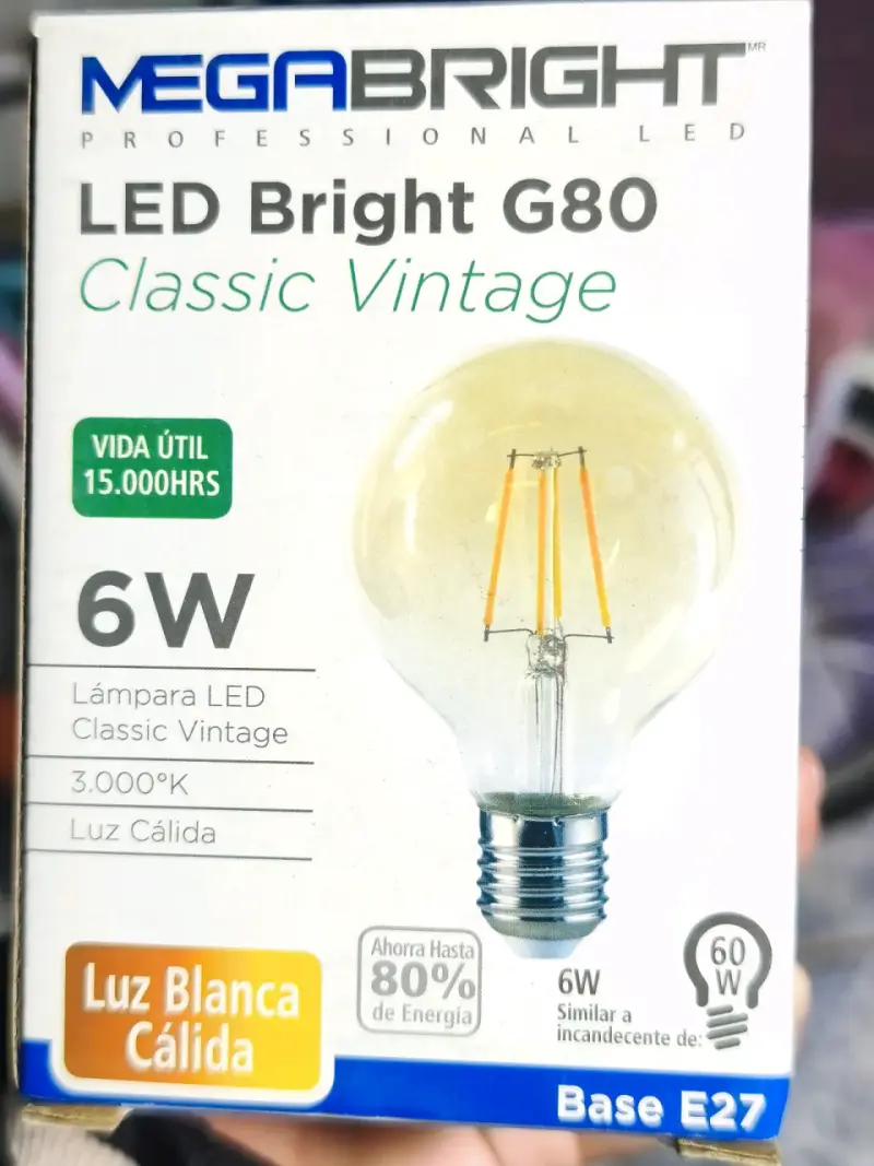Pack de Lámparas LED Megabright A65 y G80 - 3