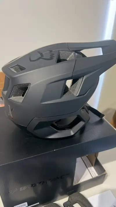 Casco de ciclismo Fox Dropframe Pro negro - miniatura 1