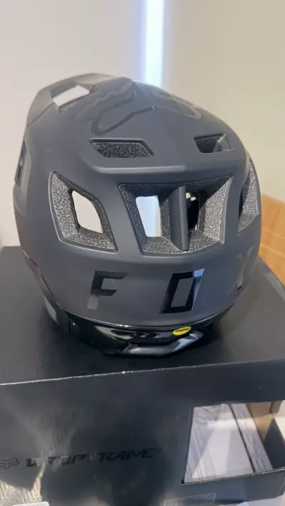 Casco de ciclismo Fox Dropframe Pro negro - miniatura 3