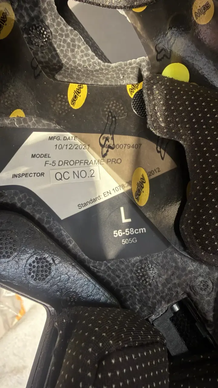 Casco de ciclismo Fox Dropframe Pro negro - 6