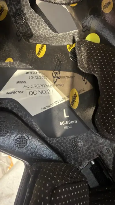 Casco de ciclismo Fox Dropframe Pro negro - miniatura 6