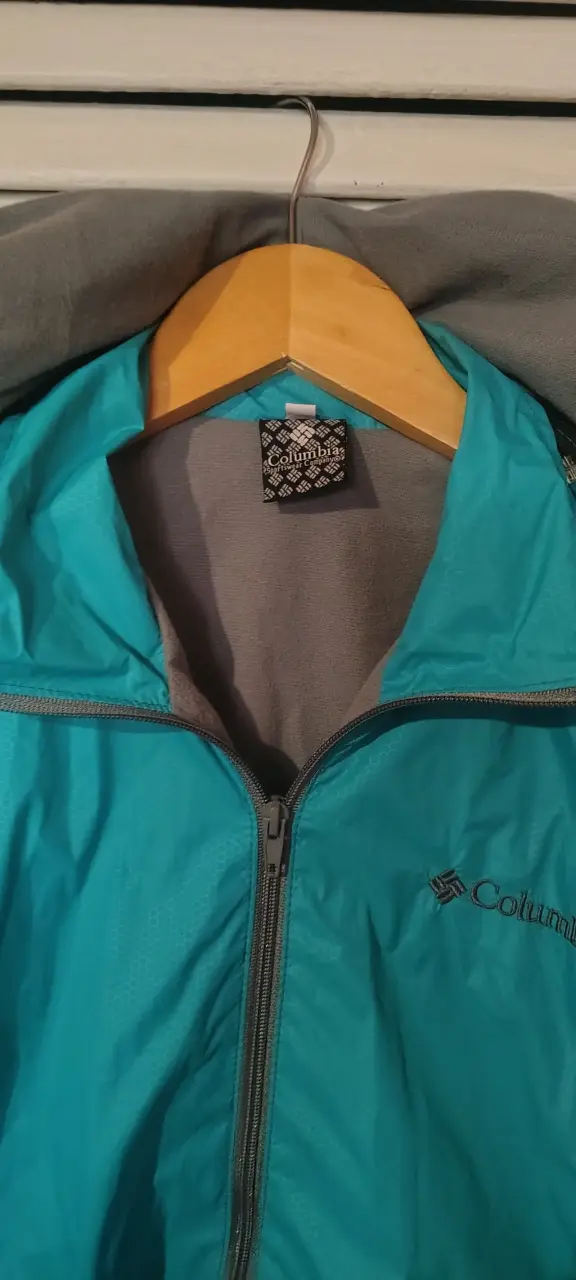 Chaqueta impermeable Columbia azul para mujer - 2