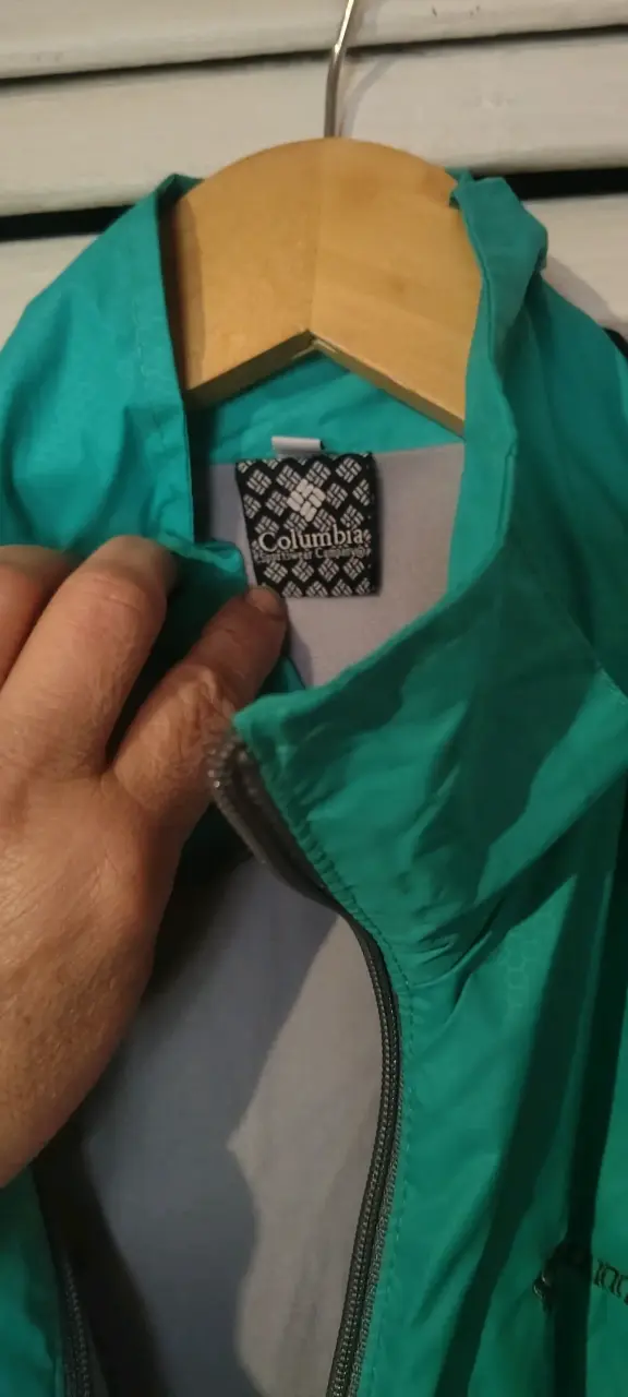Chaqueta impermeable Columbia azul para mujer - 5