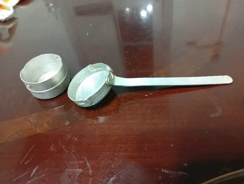 Colador de café,te de acero inoxidable vintage - 2