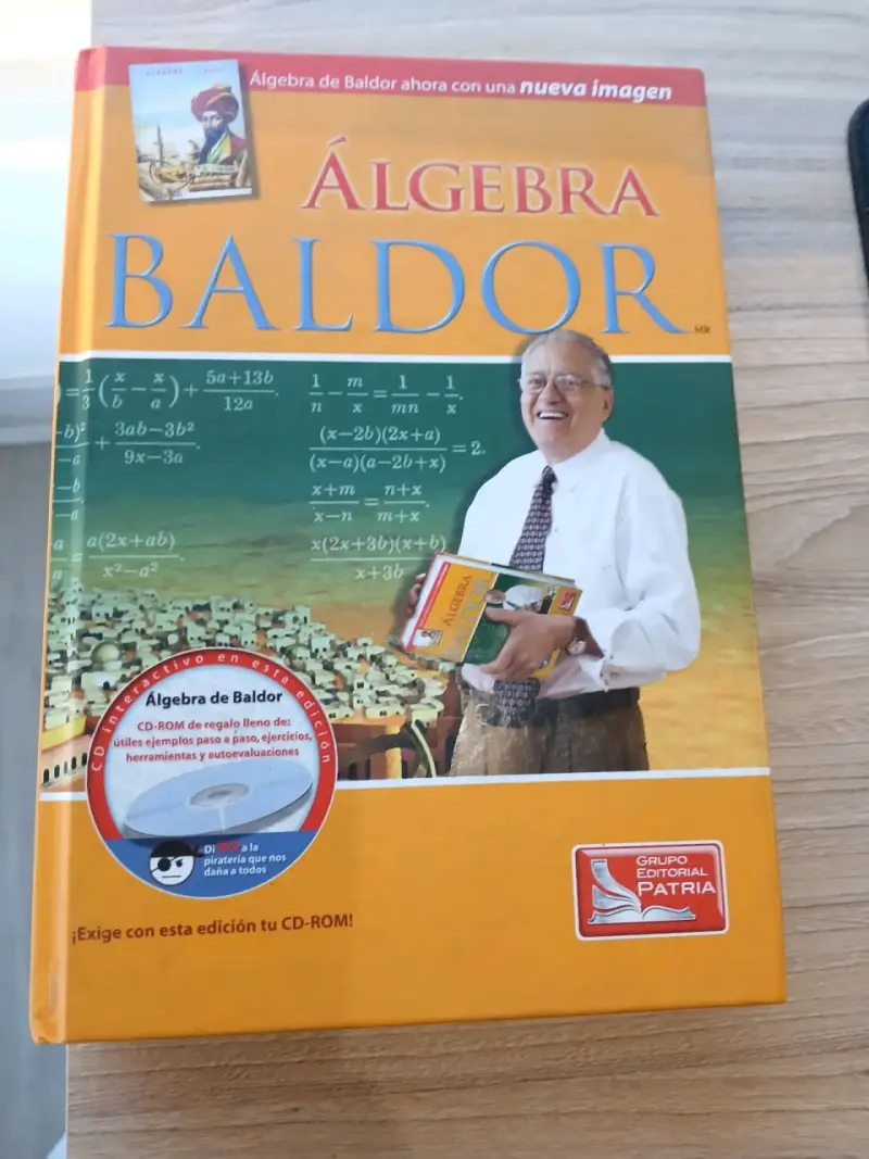 Libro Álgebra de Baldor con CD-ROM - 3