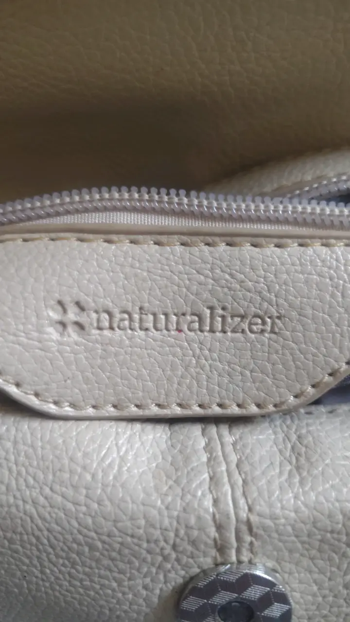 Cartera Nine & Co beige con detalles marrones - 4