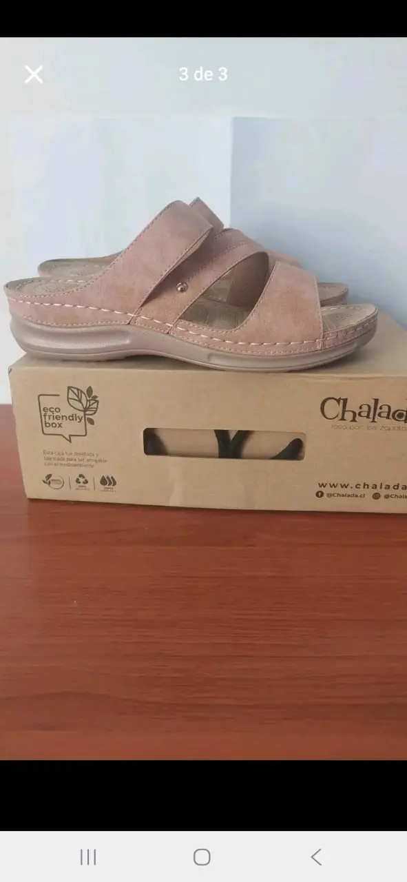 Sandalias cómodas de mujer color rosa Chalada - 1