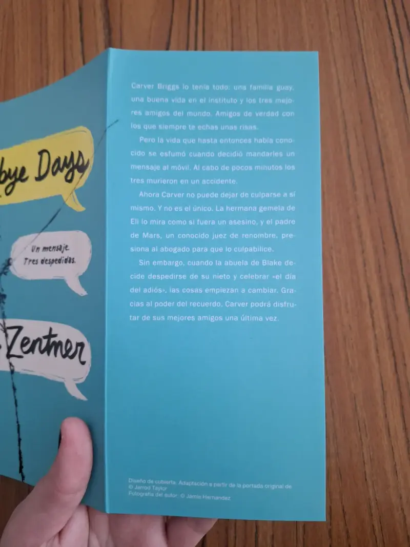 Libro Goodbye Days de Jeff Zentner - 2