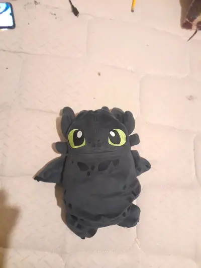 Polerón infantil con capucha de dragón negro - miniatura 1