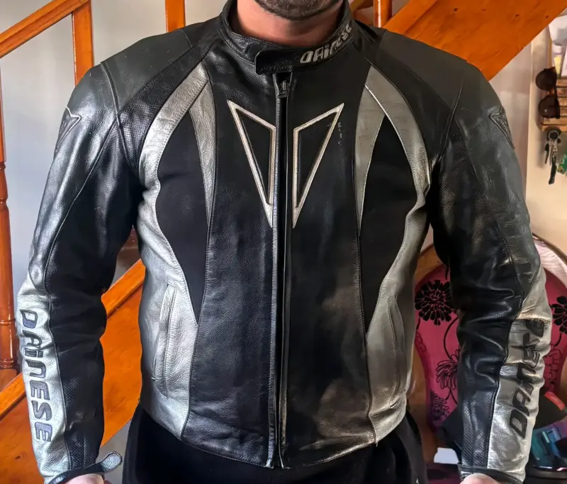 Chaqueta de cuero para motociclista Dainese - 1