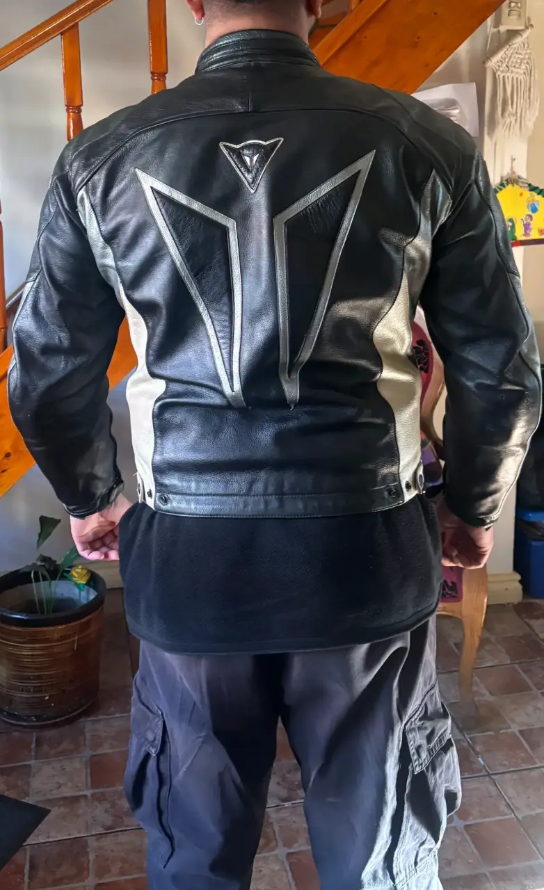 Chaqueta de cuero para motociclista Dainese - 4