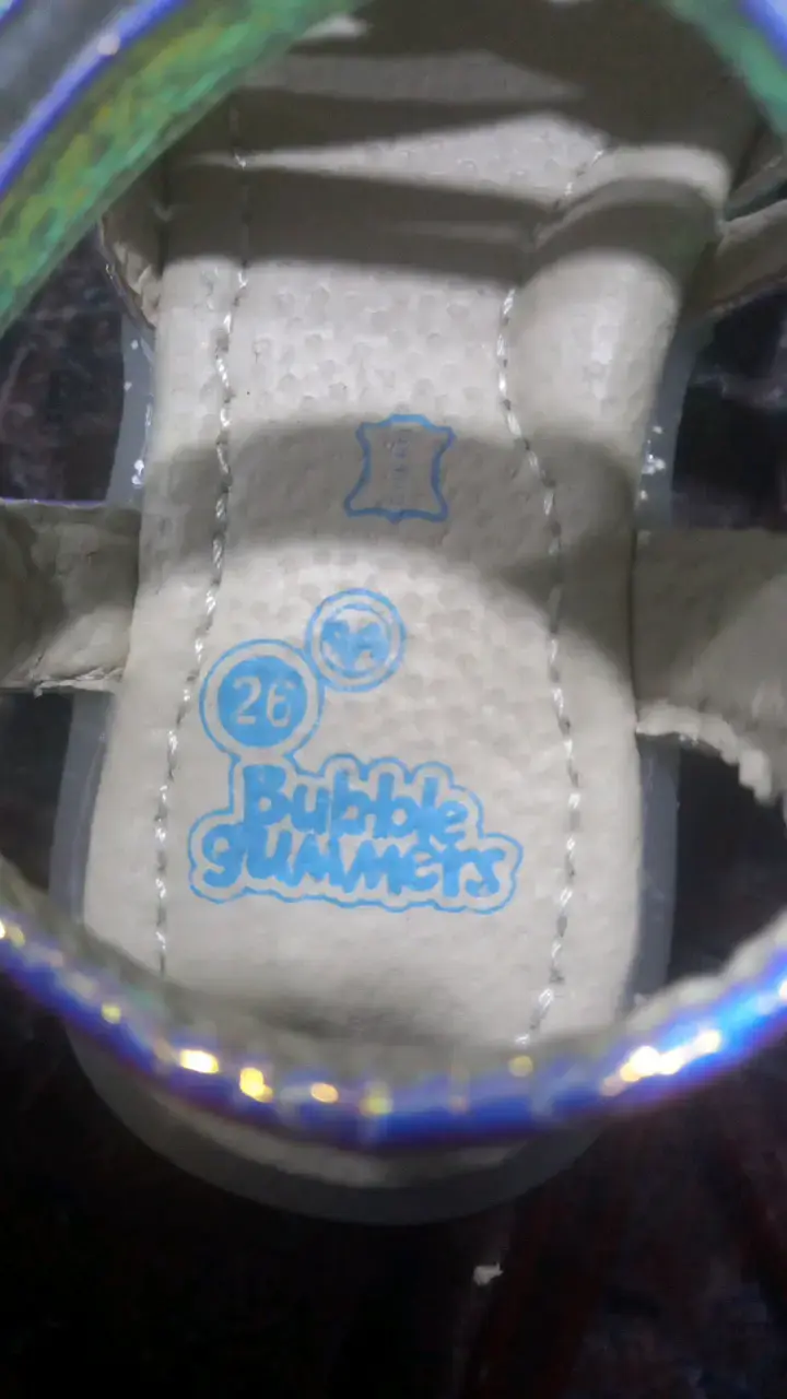 Sandalias infantiles holográficas talla 26 - 3