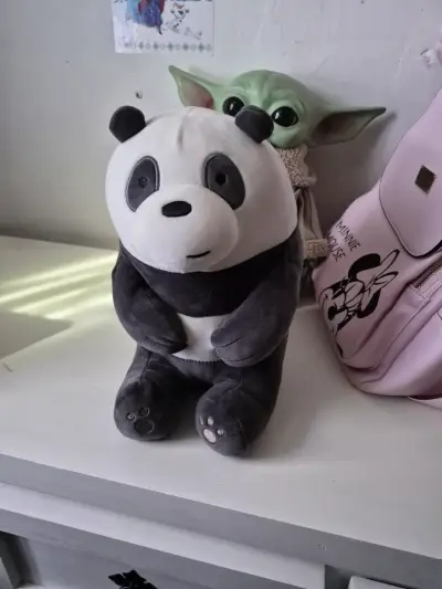 Peluche de panda y Baby Yoda - miniatura 1