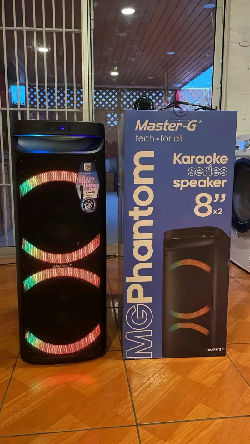 Parlante karaoke Master-G MG Phantom 8 pulgadas