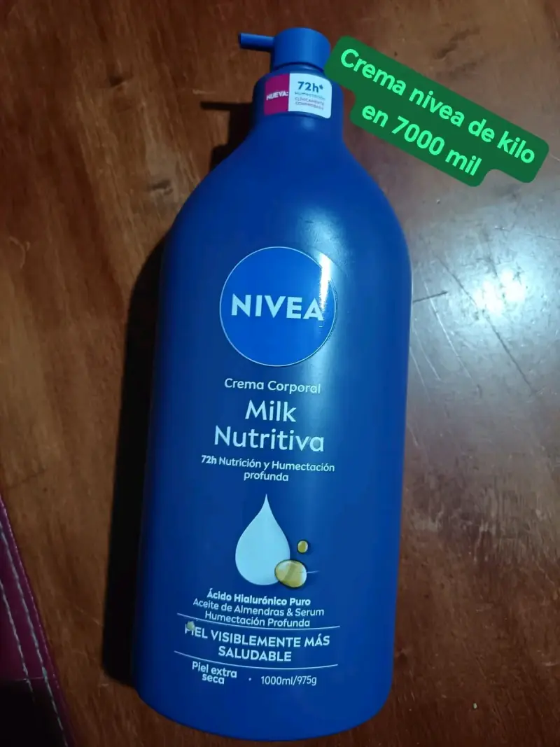 Crema Corporal Nivea Milk Nutritiva 1000ml