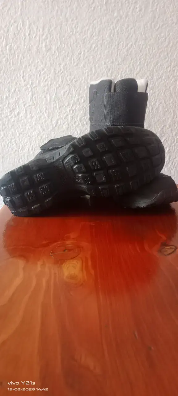 Botas de invierno negras suela antideslizante - 1