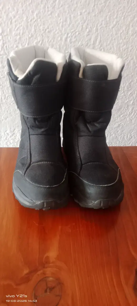 Botas de invierno negras suela antideslizante - 3