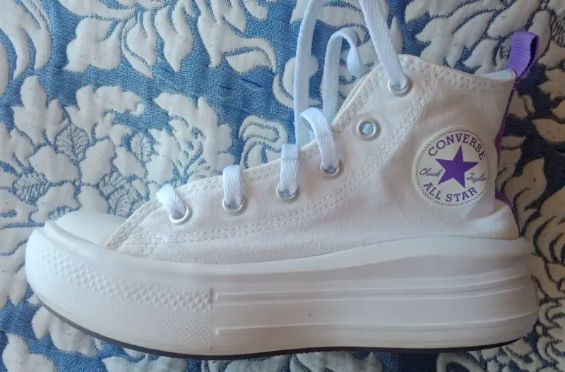 Zapatillas Converse All Star blancas de lona - 1
