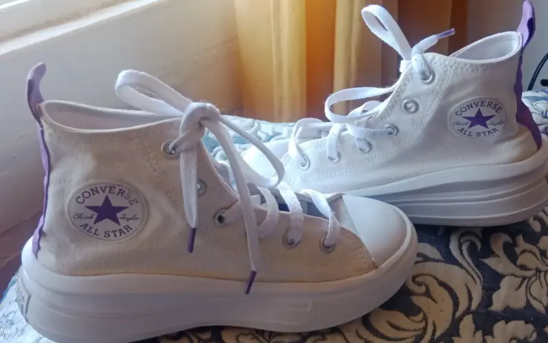 Zapatillas Converse All Star blancas de lona - 2