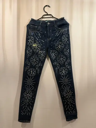 Jeans de Mujer con pedrería franca fortuna - miniatura 2