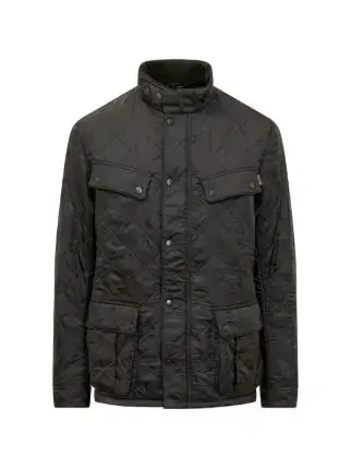 Chaqueta acolchada negra Barbour para hombre - miniatura 2